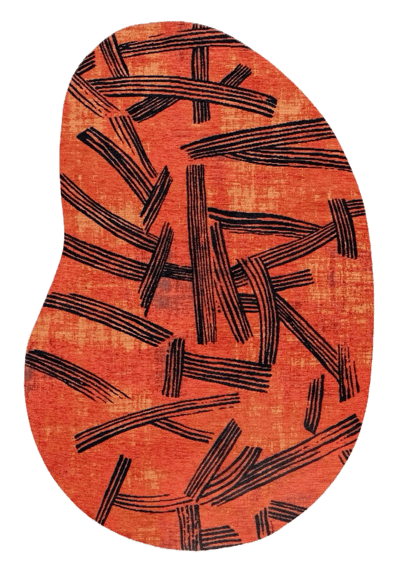 Wasbaar Binnen & Buiten Vloerkleed - 170 x 235 cm - Louis De Poortere Kanji Ginger Chocolat - Laagpolig Tapijt - Gerecycled PET - Made in Belgium - Circulair