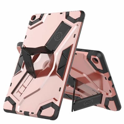 Ntech Escort Armor Hoesje Hoesje Geschikt Voor Samsung Galaxy Tab A 10.1 (2019) - Rose Goud