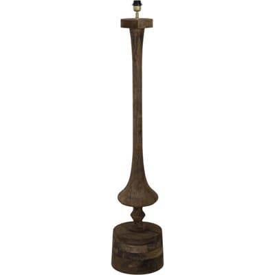 Light & Living Ronin Vloerlamp - Hout Donkerbruin - 29x29x135cm