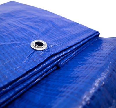 Unyqoos® Waterdicht blauw afdekzeil 2x3 meter met oogjes voor buitengebruik
