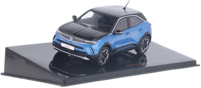 Opel Mokka 2020 Blauw - Modelauto schaal 1/43 - Nieuw in doos