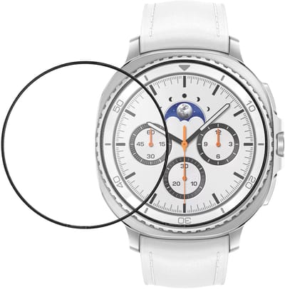 kwmobile Beschermfolie geschikt voor Samsung Galaxy Watch 8 Classic (47mm) Schermbeschermer - 2 x screenprotector smartwatch anti kras