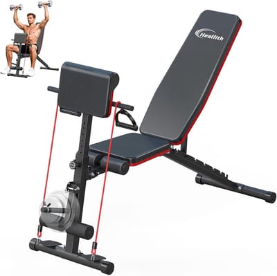 Verstelbare Opvouwbare Fitness Bank voor Krachttraining en Workout