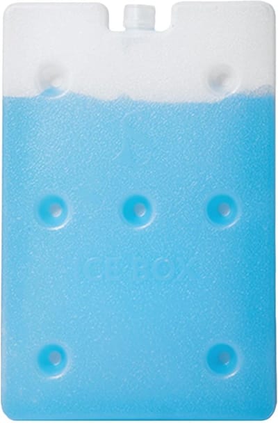 Koelelement voor luchtkoeler - Koelblok ijsblok - Maaltijden koel houden - Draagbaar en herbruikbaar - 600 ml - Blauw