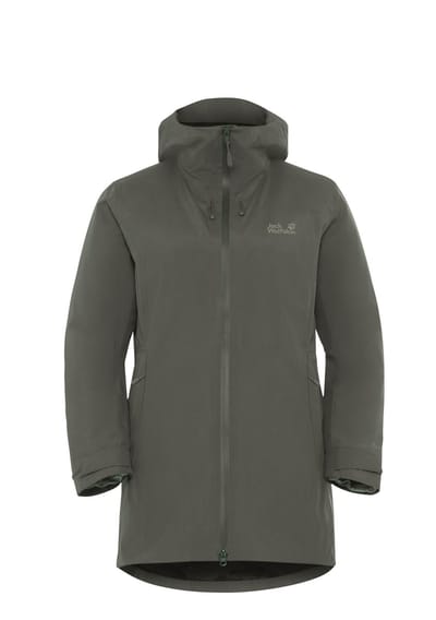 Jack Wolfskin Icecape 3in1 Down Jacket Women RDS - Donsjas - Waterdicht - 3in1- Dames - Groen - Maat M