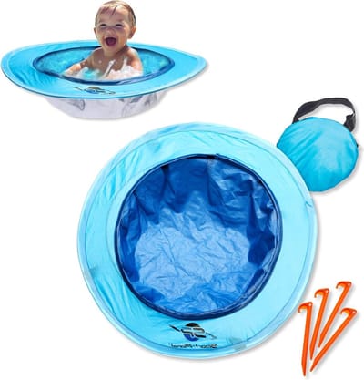 Peuter zwembad met glijbaan Arctic Friends - opblaasbaar - 74 x 18 cm - kinderzwembad met 2 ringen - babyzwembad - zwembad Peuter zwembad met glijbaan