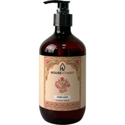 Housevitamin – Vegan Handzeep 530 ml – Amber- Luxe Handzeep Fles – Dierproefvrij – Happy Hands!