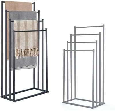CRLYN® Handdoekenrek Vrijstaand - Handdoekhouder Badkamer - Handdoeken Drogen