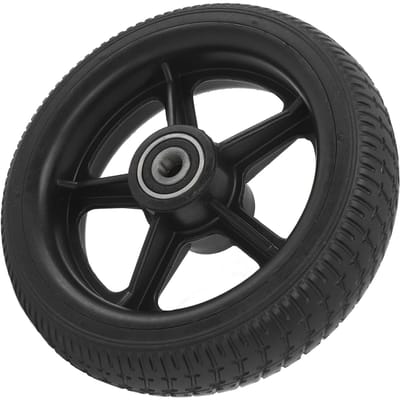 6.5 Inch Elektrische Scooter Massieve Band Rubber Anti-Slip Explosiebestendig Elektrische Scooter Wiel met Naaf voor Vervanging black