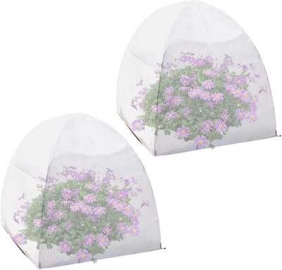 Vorstbeschermingsdekens Planten - Winterhoes - Planten Beschermen - Ademende Vliesstof - 2 Stuks 56x56 cm - Wit