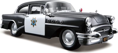 Maisto Modelauto Buick Century - politieauto - 1955 - schaal 1:24 - schaalmodel auto
