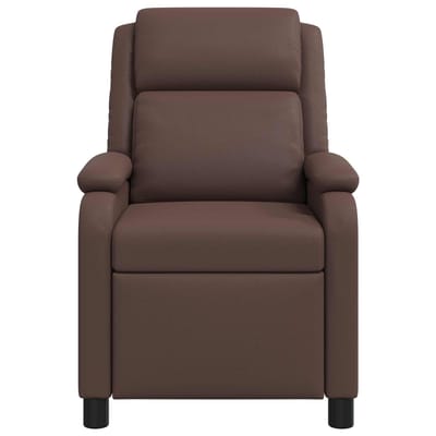 vidaXL - Recliner - Bruin - Kunstleer