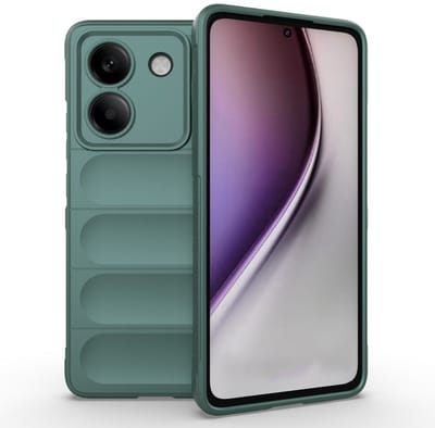 Coverup Hoesje - Geschikt voor Xiaomi Poco M7 Pro 5G Hoesje - Coverup Hands-On Rugged Back Cover - Groen