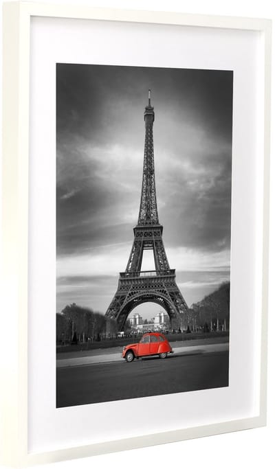 BD art - Fotolijst - 40x50 cm - Passe-partout 30x40 - Wit