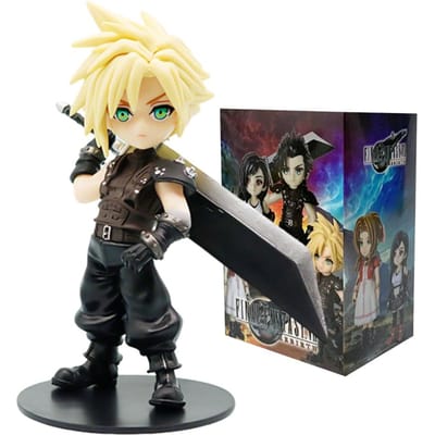Anime 11-12cm Finals Fantasy Figuur Cloud Strife Tifa Lockhart Aerith Gainsborough Zack·Fair Figuur Model PVC Speelgoed Bureaucadeau