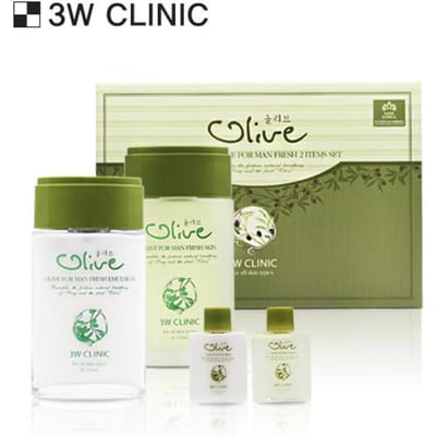 3W CLINIC Olijf voor mannen SET 2 beige