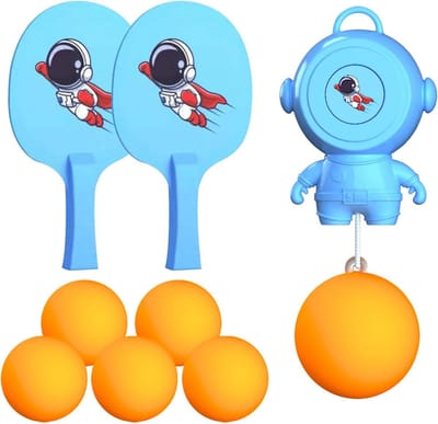 Hangende Tafeltennis Trainer - Deurspel Pong - Verbeteren Coördinatie - Dubbel Spel - 198 x 15 x 63 cm - Meerkleurig