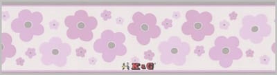 meisjes behangrand bloemen 0569210