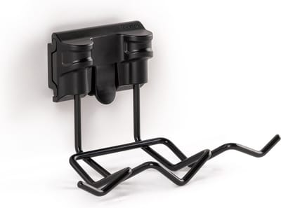 Toolflex One Stofblik en Bezem Houder - Geschikt voor Wand & Rail Montage Zwart