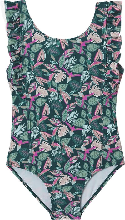Vertbaudet Badpak met tropische print voor meisjes