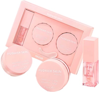 NAXSIR 3 - in - 1 Hydraterende Lipverzorgingsset | Lipscrub, Lippenbalsem & Lipolie | Zacht voor Delicate Lippen | Maakt Lippen Super Zacht, Glad en Intensief Hydraterd | Optimaal Vochtigheidsbehoud