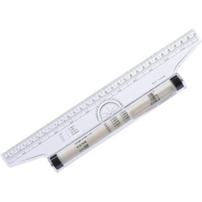 1 Stuks Parallelle Liniaal Multifunctionele Tekenontwerptool Liniaal Transparante Parallelle Hoekliniaal Tekenrollerliniaal 15cm/30cm 30cm