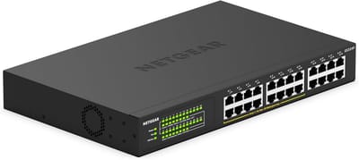 24-Poorts Gigabit PoE+ Switch met 16x PoE+ (190W) - Plug & Play LAN voor Desktop of Rack