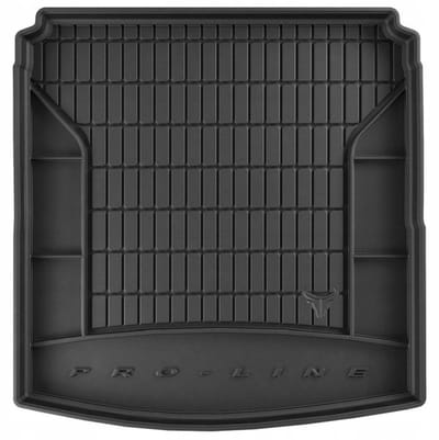 Frogum ProLine – Kofferbakmat Volkswagen Jetta VI Sedan (2011-2017, na lifcie, zonder verstelbare bagagevloer) – Rubber (TPE) – Organizerfunctie – Hoge Rand 5 cm
