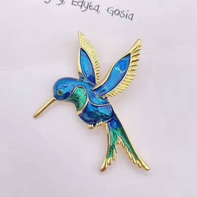 Borasi Vogel Broche | Goudkleurig | Broche | Vogel Broche | Dames Sieraden |