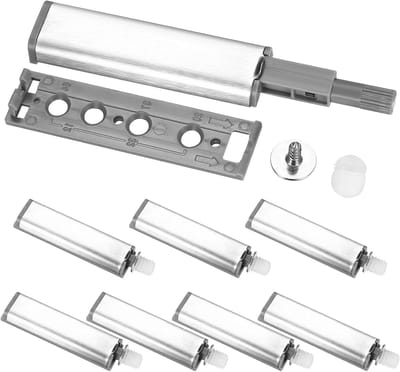 Push Door Opener voor Kasten, 8 Stuks, Magnetische Deurklinken, Dempers voor Meubels, Gemakkelijke Openingsoplossing voor Lades en Kasten