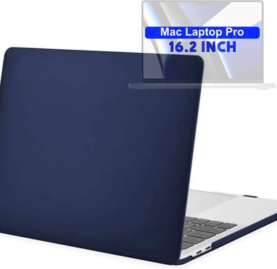 Laptopcase - Geschikt voor MacBook Pro 16 inch - Case - Cover - A2141/A2485/A2780 M2 Pro,Max (2019-2023) - Blauw