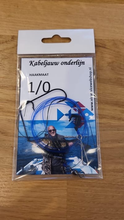 Kabeljauw Onderlijn - Haakmaat 1/0 - Visservice - Zeevissen