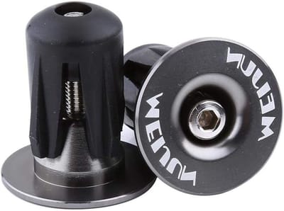 Fietsstuurdopjes - Stuurdoppen - Fietsen - Universele Pasvorm - 2 stuks - Titanium