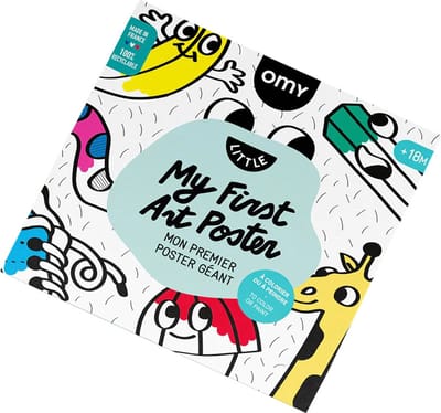 OMY Giant poster My first art, grote poster om makkelijk in te kleuren
