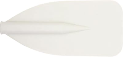 Roeispaan - Vaste peddel - Varen op water - Versterkt aluminium - 38.8x18.1 cm - Beige