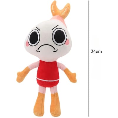 24Cm Pluche Garnalen Pluche Speelgoed Game Perifere Figuur Pop Verjaardagscadeaus Speelgoed Voor Kinderkamer Decoratie white