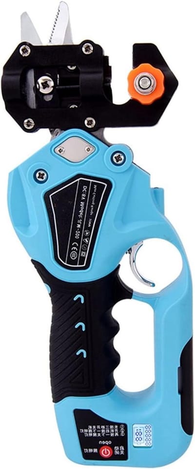 Elektrische Snoeischaar - Entschaar Tuinschaar - Tuinonderhoud Snoeien - 2-in-1 Functionaliteit - 27.5 cm Volledige Lengte - Blauw