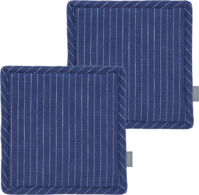 Södahl organic Line Pannenlappen 20 x 20 cm 2 stuks Royal Blue
