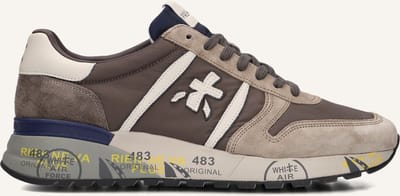 Premiata Lander Sneakers - Suède - Heren - Beige - Maat 43