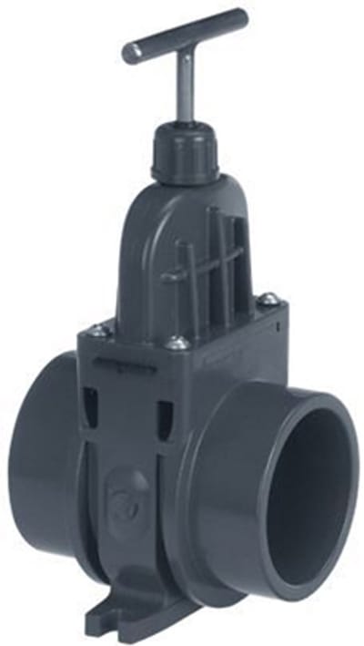 VDL schuifafsluiter 110mm lijm schuifkraan