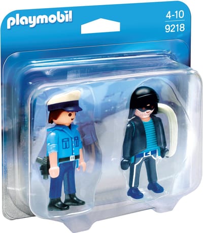 PLAYMOBIL DuoPack Politieagent en dief  - 9218