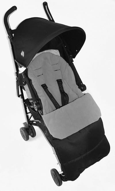 Voetenzak Kinderwagen - Baby deken - Warmte en comfort - Omvormbaar tot stoelvoering - 50 x 40 x 7 cm