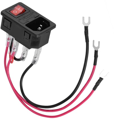 Dailygoody - 3D-Printer Aan/Uit Schakelaar - Tuimelschakelaar 10A 220V - Betrouwbare stroomaansluiting - Universele module - Ideaal voor 3D-printers -...