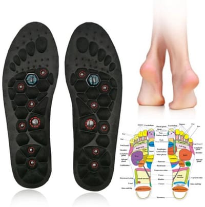 Magnetische Massage Inlegzolen Maat S – Therapeutische Schoenzolen voor Pijnverlichting, Orthopedische Ondersteuning en Voetcomfort – Geschikt voor Gezond Lopen en Arch Ondersteuning