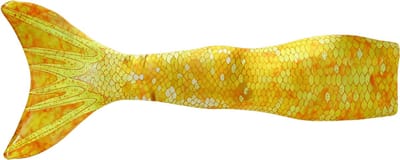 Mermaid Sisters zeemeerminstaart voor meisjes - Geel - Maat 34-36 - Zeemeermin zwemkleding