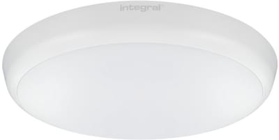 Integral LED Plafondlamp Ø25cm 12W 1200lm 4000K IP54 met noodverlichting Buitenlamp | Geen fitting | Koel Wit | 12 watt | 35.000 Branduren