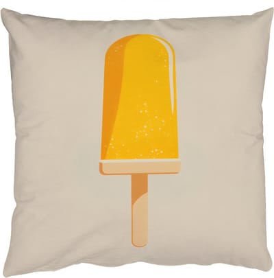 Sierkussens - Kussentjes Woonkamer - 50x50 cm - Oranje - Stokje - Waterijsje