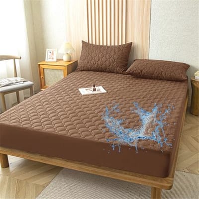 Waterdichte Gewatteerde Matrasbeschermers voor Kingsize Matrassen - Extra Diep Hoeslaken 180 x 200 cm