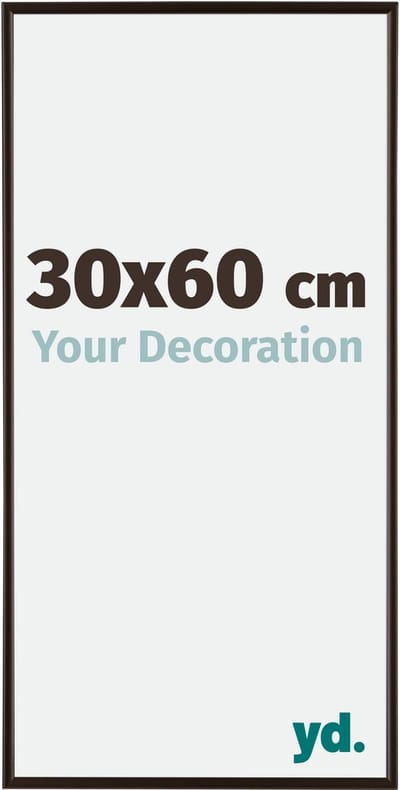 Your Decoration - Fotolijst 30x60 cm - Kunststof - Antraciet - Evry