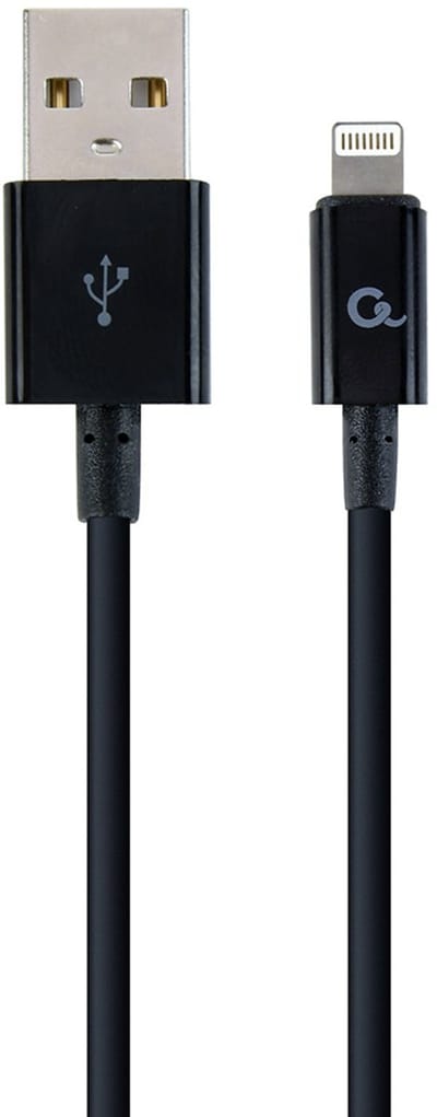 8-pin laad- & datakabel 1 meter zwart